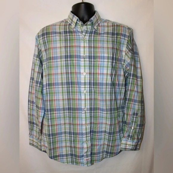 Men’s Vineyard Vines Classic Fit Murray Long Sleeve Button Down Shirt Size Med - Picture 1 of 13